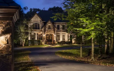 Before and After Landscape Lighting Photos